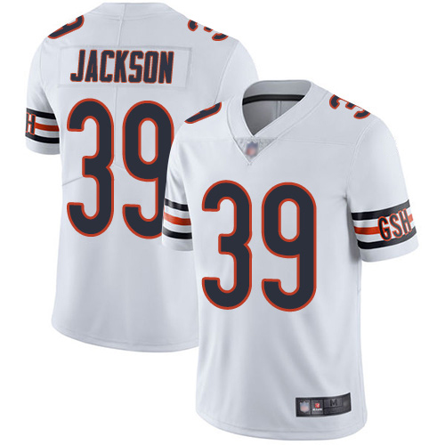 Chicago Bears Limited White Men Eddie Jackson Road Jersey NFL Football 39 Vapor Untouchable